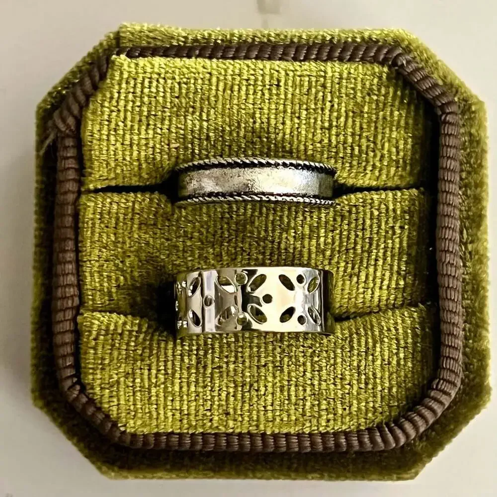 Vintage/Boho Sterling Silver Adjustable Toe Ring Set